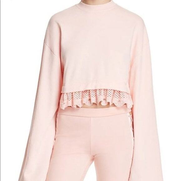 NEW Fenty X Puma by Rihanna Cropped Oversized Sweatshirt - Small - Picture 2 of 10